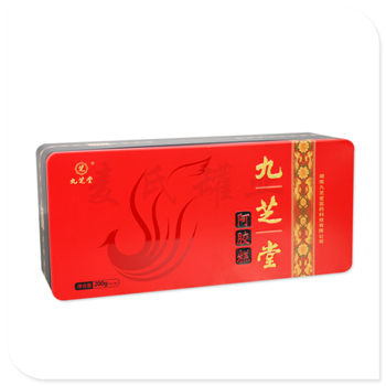 九芝堂阿膠糕鐵盒,250克阿膠包裝鐵罐子