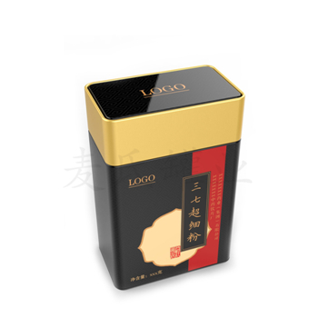 三七超細(xì)粉鐵盒,管花肉蓯蓉中藥飲片包裝鐵盒