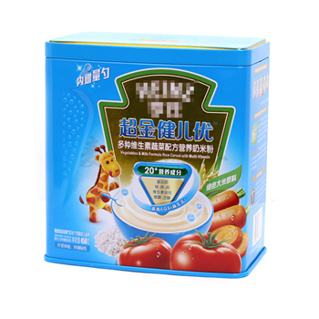 大號嬰幼兒營養(yǎng)奶米粉馬口鐵罐,米粉鐵罐加工廠家