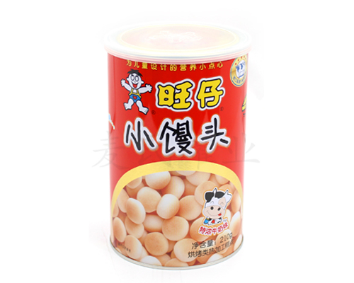 圓形旺仔小饅頭馬口鐵罐包裝 圓形旺仔小饅頭馬口鐵罐包裝